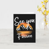 See You Inフュッセンドイツバケーションスキー カード (黄色い花)