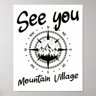 See You Inマウンテンビレッジコロラドバケーションスキー ポスター