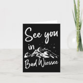See You In Bad Wiessee Germany Vacation Ski カード (正面)