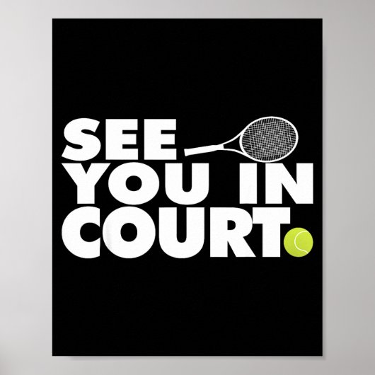 See You In Court Tennis  ポスター (正面)
