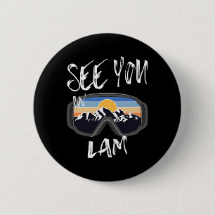 See You In Lam Germanyバケーションスキーゴーグル 缶バッジ