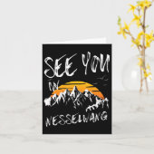 See You In Nesselwang Germany Vacation Ski カード (黄色い花)