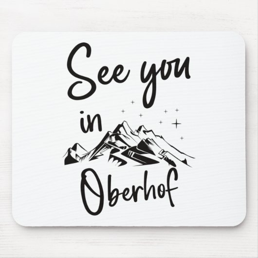 See You In Oberhof Germany Vacation Ski マウスパッド (正面)