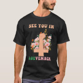 See You In Roevember Groovy Feminism Tシャツ (正面)