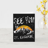 See You In St. Englmar Germany Vacation Ski 1 カード (黄色い花)