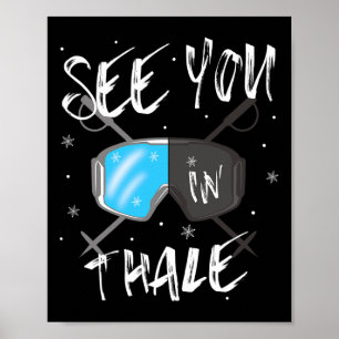 See You In Thaleドイツ休暇スキーゴーグル ポスター