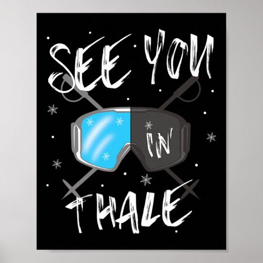 See You In Thaleドイツ休暇スキーゴーグル ポスター (正面)