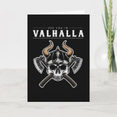 See You In Valhalla Vikings Nordic カード (正面)