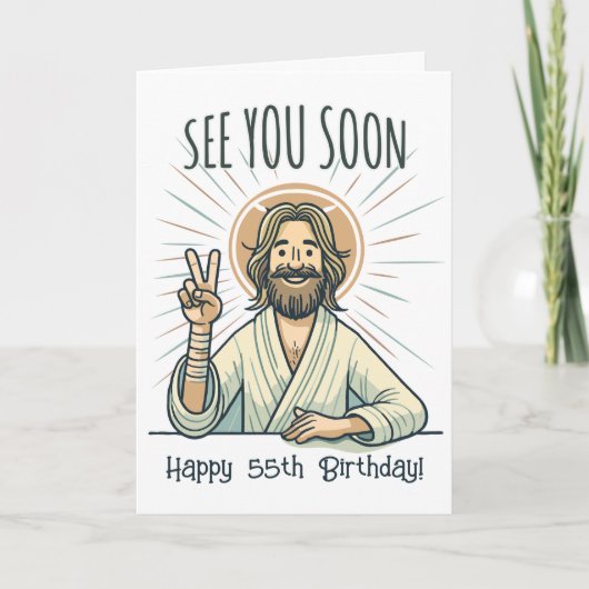 "See you soon" Funny birthday card 招待状 (正面)