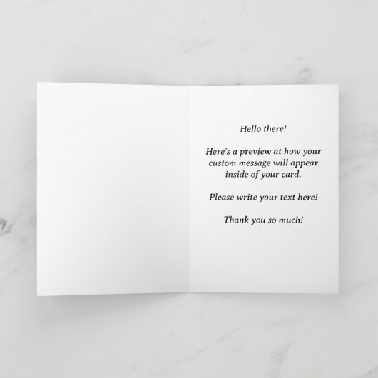 "See you soon" Funny birthday card 招待状 (内部)