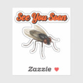 See You Soon, Little Fly – Funny Insect Sticker – シール (シート)