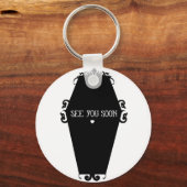 See You Soon Memento森ひつぎデザイン キーホルダー (正面)