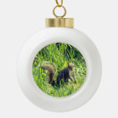 See You Squirrelセラミックボールオーナメント セラミックボールオーナメント (正面)