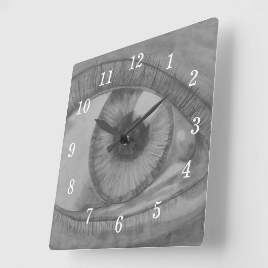 See You Wall Clock スクエア壁時計 (傾斜)