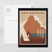 SeeAmericaMontanaOriginal1.gif ポストカード (正面/裏面)