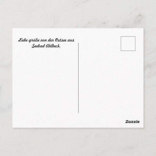Seebad Ahlbeck Postcard ポストカード (裏面)