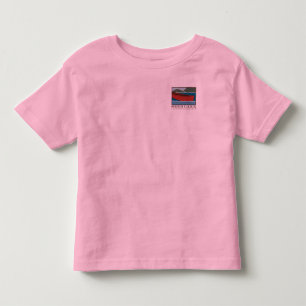 seed湖-前部の大きいカヌー トドラーTシャツ