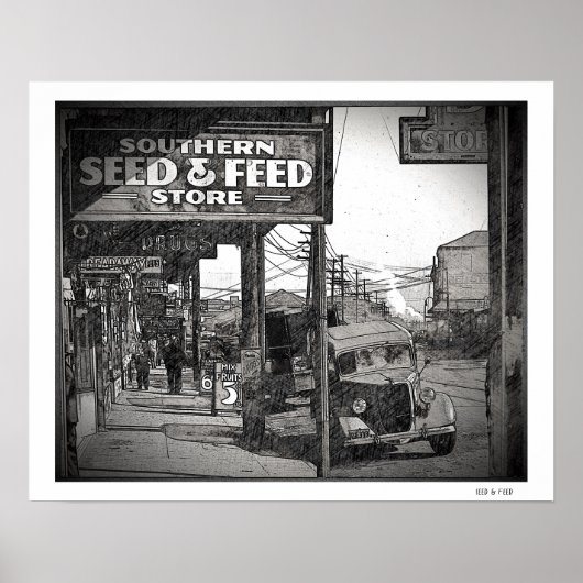 Seed & Feed Art Poster ポスター (正面)