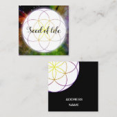 Seed of life スクエア名刺 (正面/裏面)