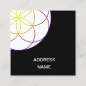 Seed of life スクエア名刺 (裏面)