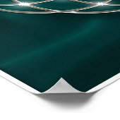 Seed of life - Tube Torus - Flower of life -grün ポスター (角)