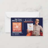 Seed Oil Allergy Card ノートカード (裏面)