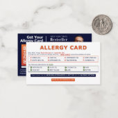 Seed Oil Allergy Card ノートカード (正面/裏面インサイチュ)