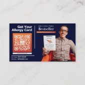 Seed Oil Allergy Card 名刺 (裏面)