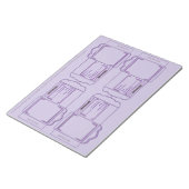 Seed Packet purple DYI Notepad ノートパッド (アングル)