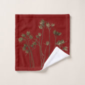 Seed Pods on a Bathroom Towel Set バスタオルセット (ウォッシュタオル)