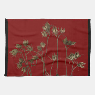 Seed Pods on a Kitchen Towel キッチンタオル