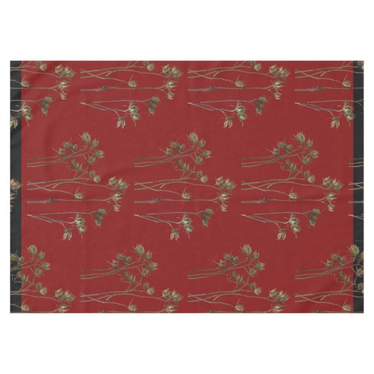 Seed Pods on a Tablecloth テーブルクロス (正面(横))