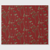 Seed Pods on a Wrapping Paper Roll ラッピングペーパー (フラット)