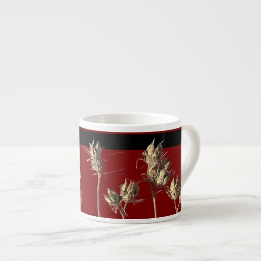 Seed Pods on an Espresso Mug エスプレッソカップ (正面右)