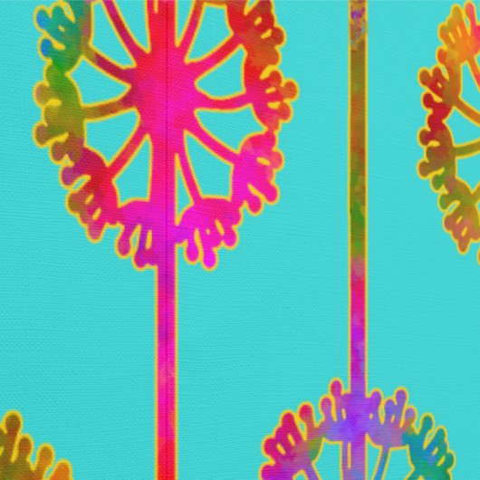 Seedy Elegance in Turquoise 壁紙 (縫い目)