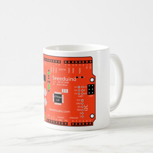 Seeeduino互い違いのArduino コーヒーマグカップ (正面右)