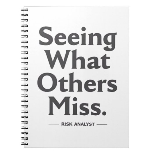 Seeing What Others Miss – Risk Analyst ノートブック (正面)