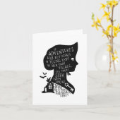 Seek Adventures Northanger Abbey Quote カード (黄色い花)