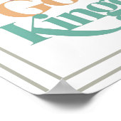 Seek First God's Kingdom Matthew 6:33 Biblical ポスター (角)