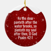 Seek God Religious Holiday  ⛪️ 🎄 セラミックオーナメント (裏面)