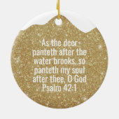 Seek God Religious Holiday  ⛪️ 🎄 セラミックオーナメント (裏面)