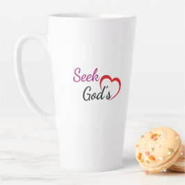 Seek God's Heart  カフェラテマグ
