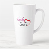 Seek God's Heart  カフェラテマグ (右)