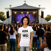 Seek His Will Proverbs 3:6 Devotion Tee Tシャツ