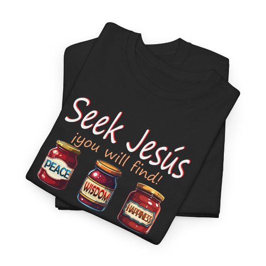 SEEK JESUS BIBLE QUOTE Tシャツ