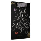 Seek Magic Every Day- Glam Glitter Clipboard クリップボード (右)