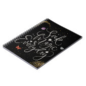 Seek Magic Every Day- Glitter Glam Notebook ノートブック (左側)