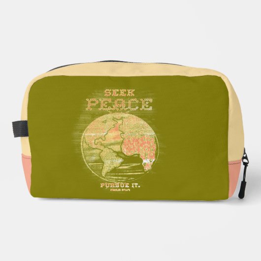 Seek Peace Toiletryコスメティックバッグ ドップキット (正面)