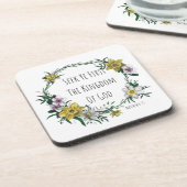 Seek Ye First the Kingdom Coaster コースター (左側)