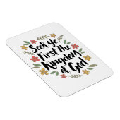 Seek Ye First the Kingdom of God Artプリント マグネット (右側)